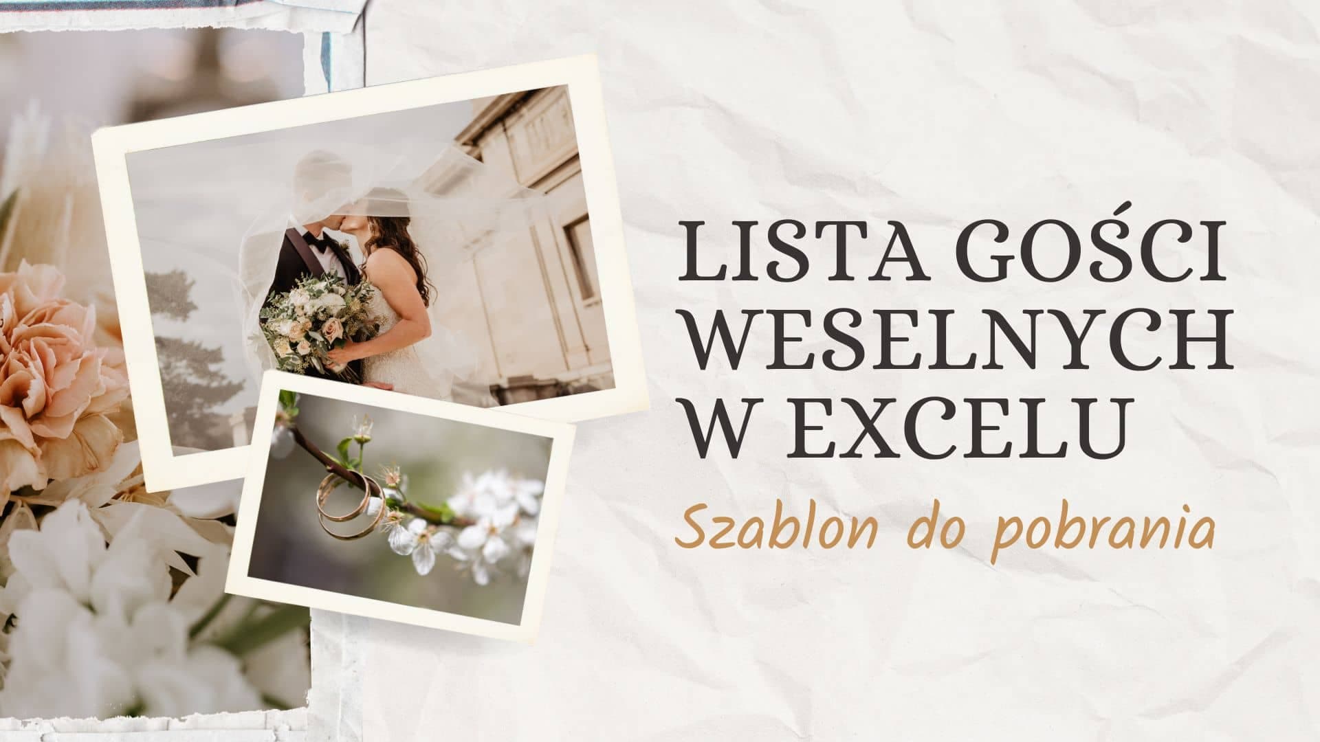 Lista Gości Weselnych w Excelu - Szablon do pobrania